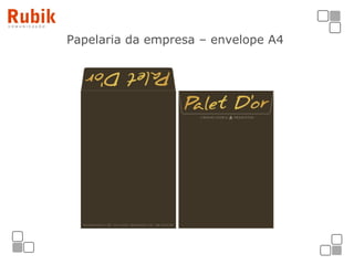 Papelaria da empresa – envelope A4   