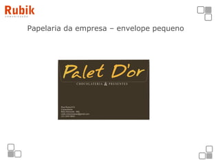 Papelaria da empresa – envelope pequeno   