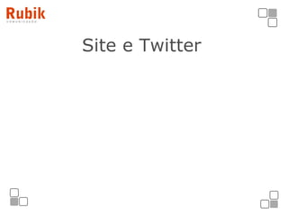 Site e Twitter 