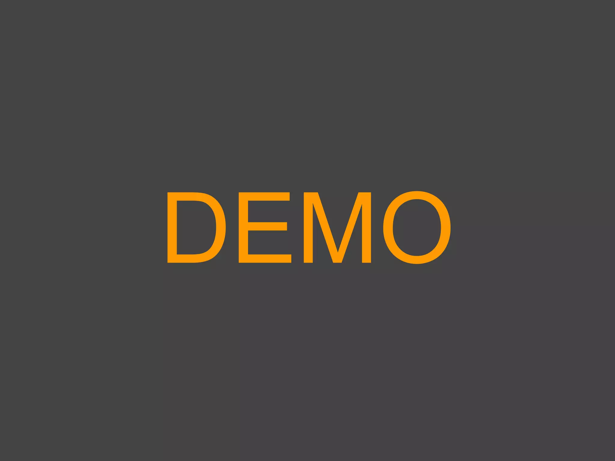 DEMO
 