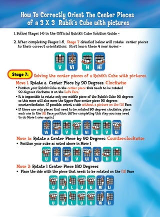 Rubik's Cube Solution | PDF