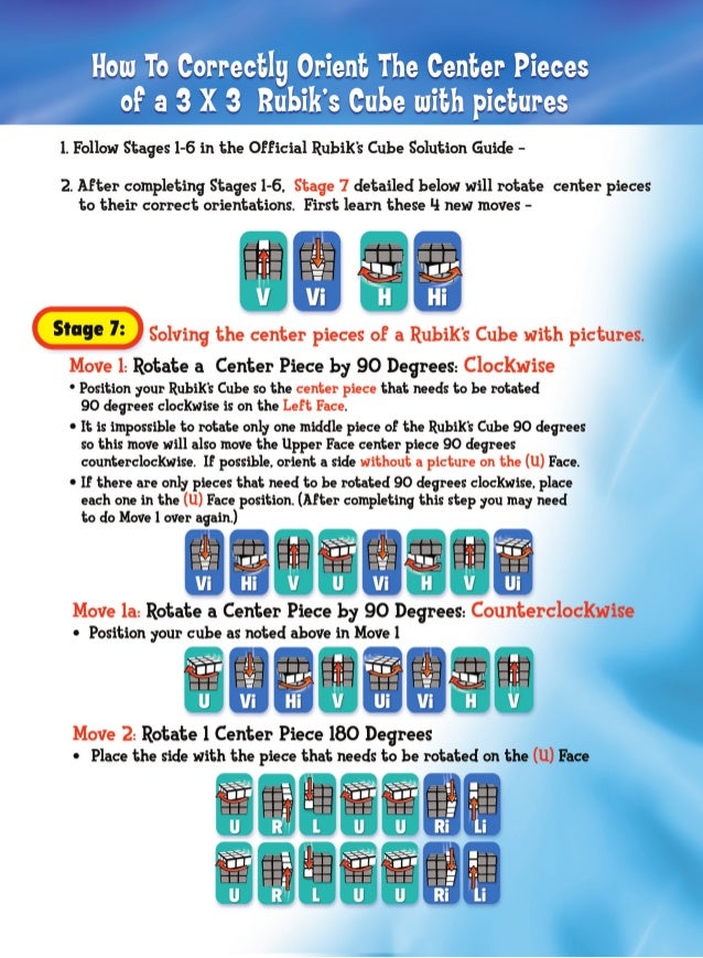 solution 3x3 for cube 3x3 cube Rubiks en solution