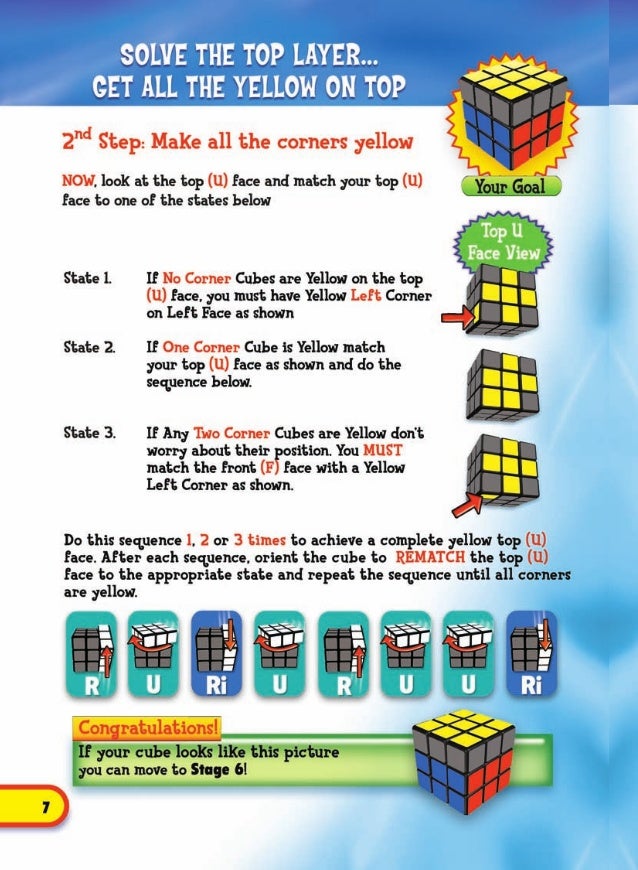 Rubiks Cube 3x3 Solution En