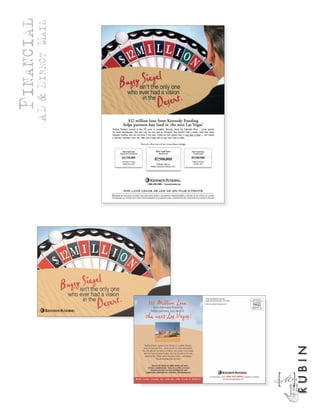 FINANCIAL
         AD & DIRECT MAIL




[
M]
 A R C
RUBIN
 