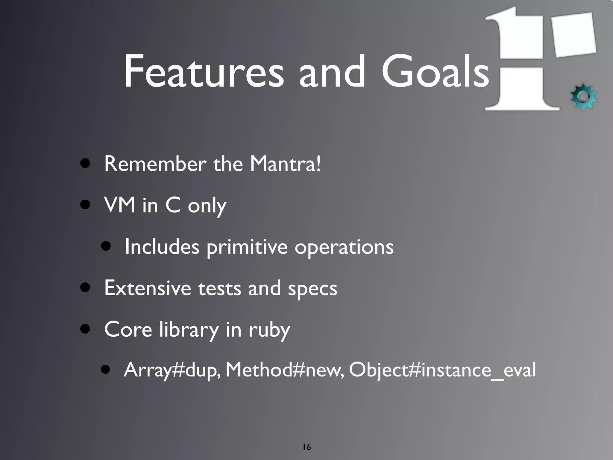 Rubinius - A Tool of the Future