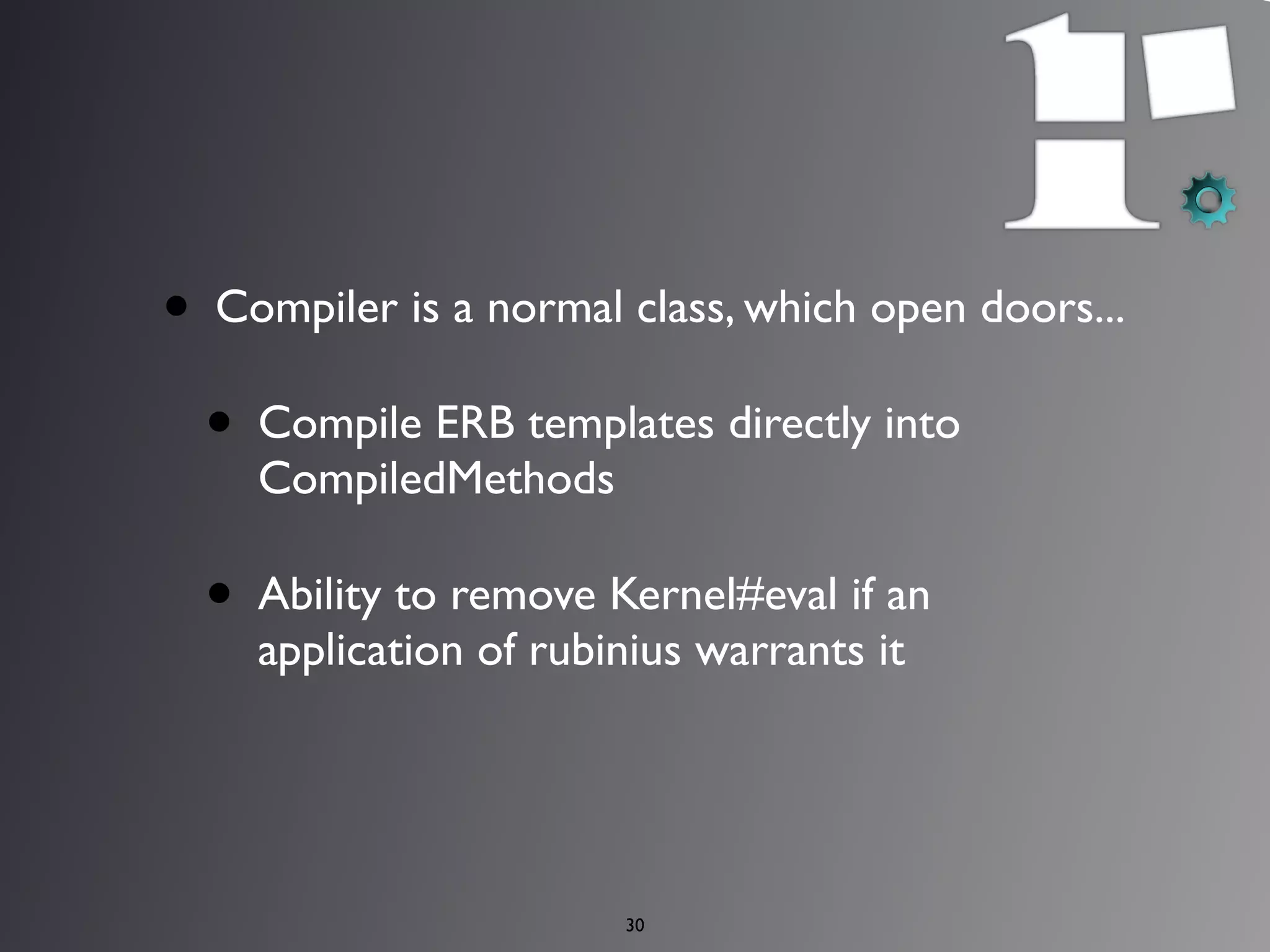 Rubinius - A Tool of the Future