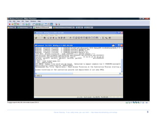 !exploitable


  _declspec(naked) int main() {
       _asm {
                mov eax, 0x41414141
                call eax
       }
   }




                    Kernel Hacking: If you really know, you can hack! – http://www.kernelhacking.com/rodrigo   6
 
