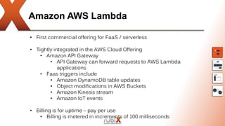 Serverless Architecture - introduction + AWS demo | PPTX | Cloud ...