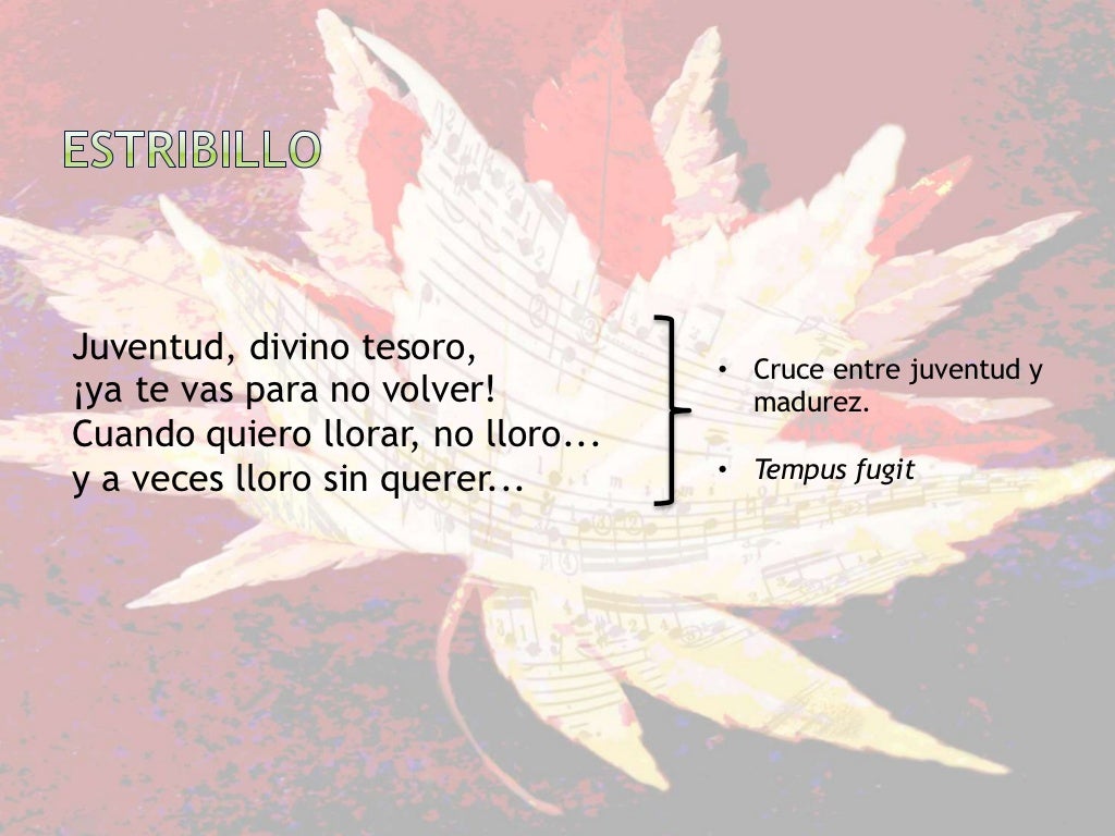 Cancion de otoño en primavera, Ruben Darío Cancion de otoño en primavera, Ruben Darío