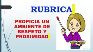 PRACTICA DE INVESTIGACION RESPECTO A PROPICIA UN AMBIENTE DE RESPETO Y ...
