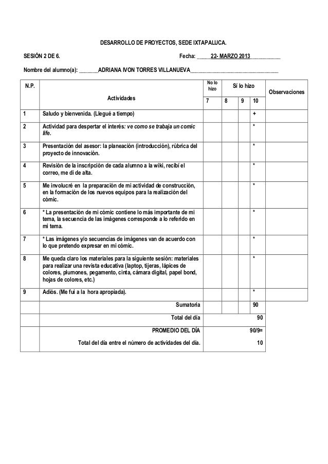rubrica autoevaluacion sesion 2 formato para planeacion de clase