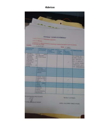 Rúbricas
 