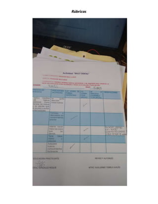 Rúbricas
 
