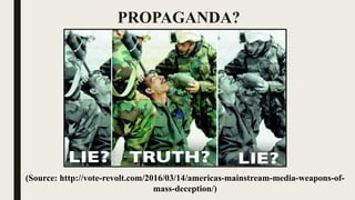 How is this group portrayed in public by
different types of media?
Source:
http://www.g
manetwork.co
m/news/lifestyl
e/artandcultur
e/270462/filipi
no-muslims-
celebrate-eid-
l-fitr/story/
 