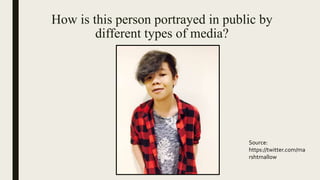 MEDIA EFFECTS
Reciprocal Effect
• When a person or event
gets media attention, it
influences the way the
person acts or the way the
event functions.
• Media coverage often
increases self-
consciousness, which
affects our actions.
Source:
http://www.flickriver.com/photos/billyjo29/tags/kapamil
ya/
 
