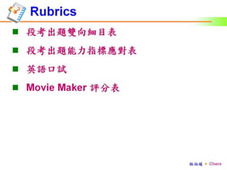 Rubrics