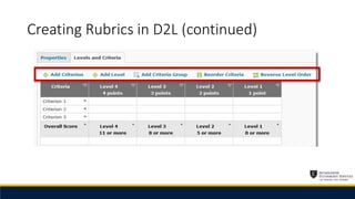 TBR Webinar: Rubrics | PPT