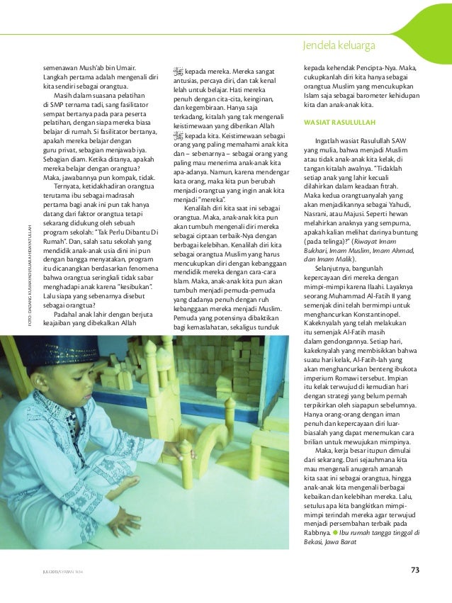 Rubrik Jendela Keluarga Majalah Hidayatullah