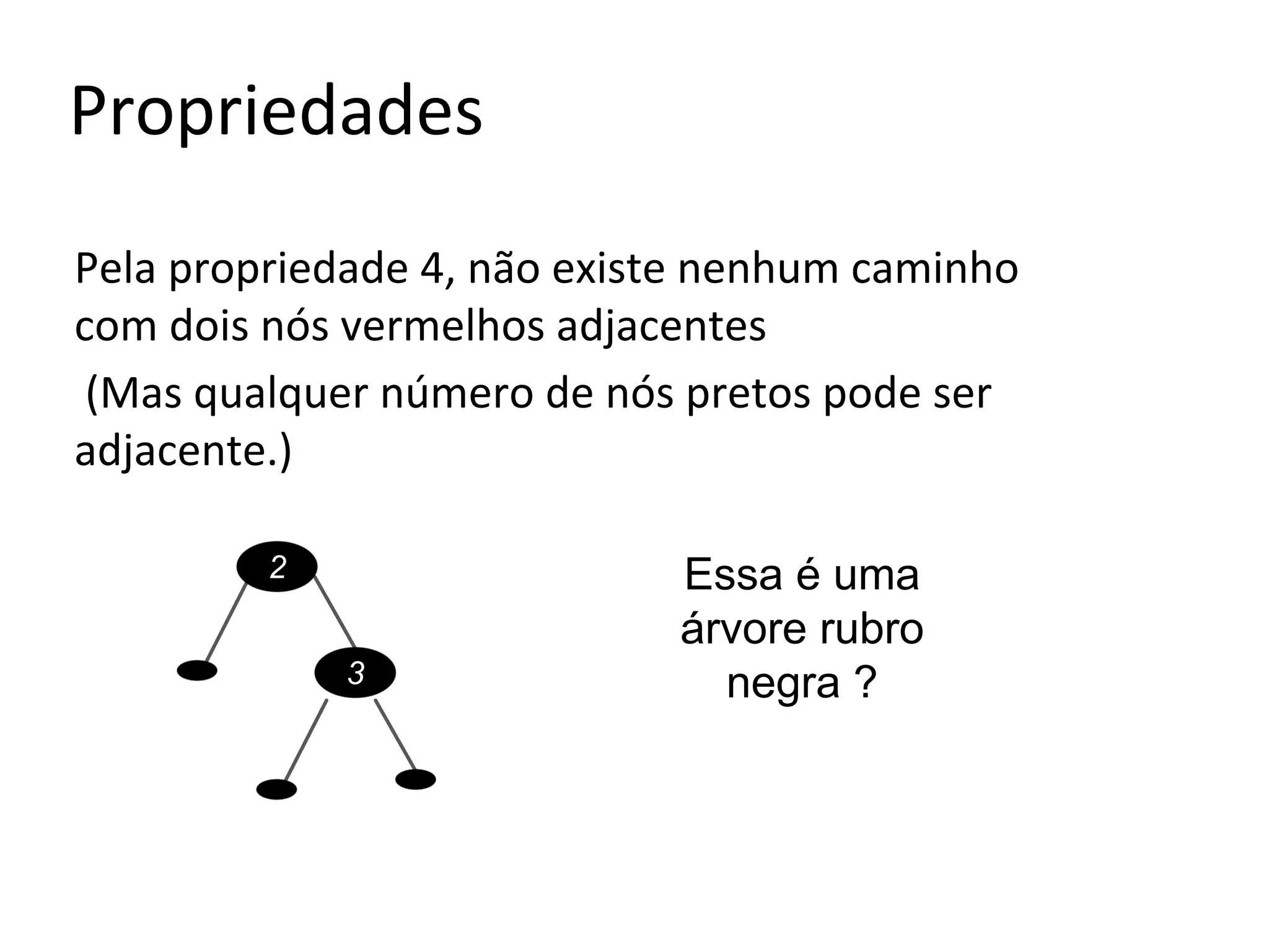 2
3

Essa é uma
árvore rubro
negra ?

 