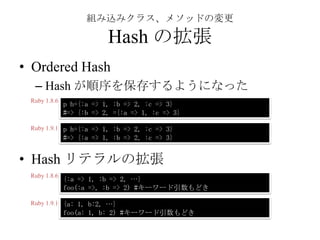 オブジェクト指向スクリプト言語 Ruby