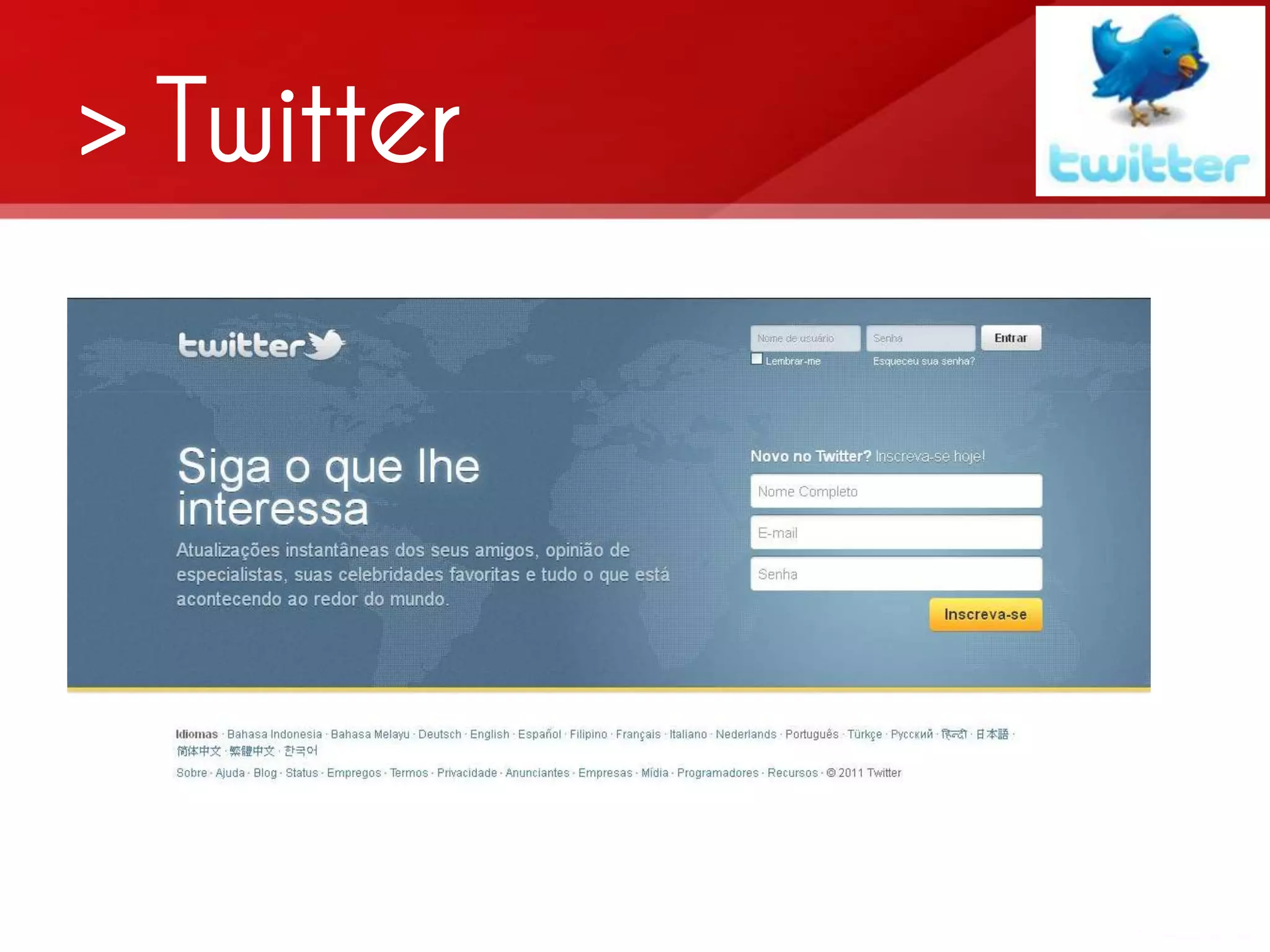 > Twitter 