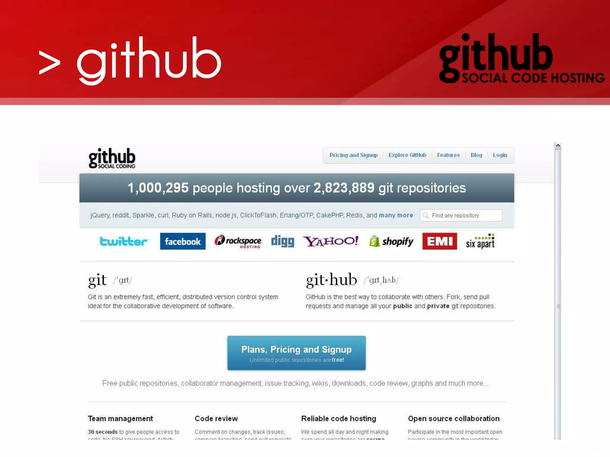 > github 