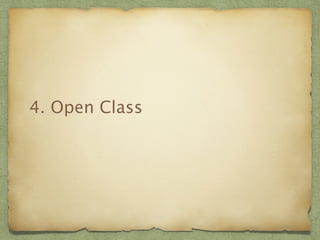 4. Open Class 
 