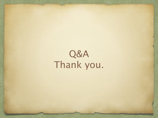 Q&A 
Thank you. 
