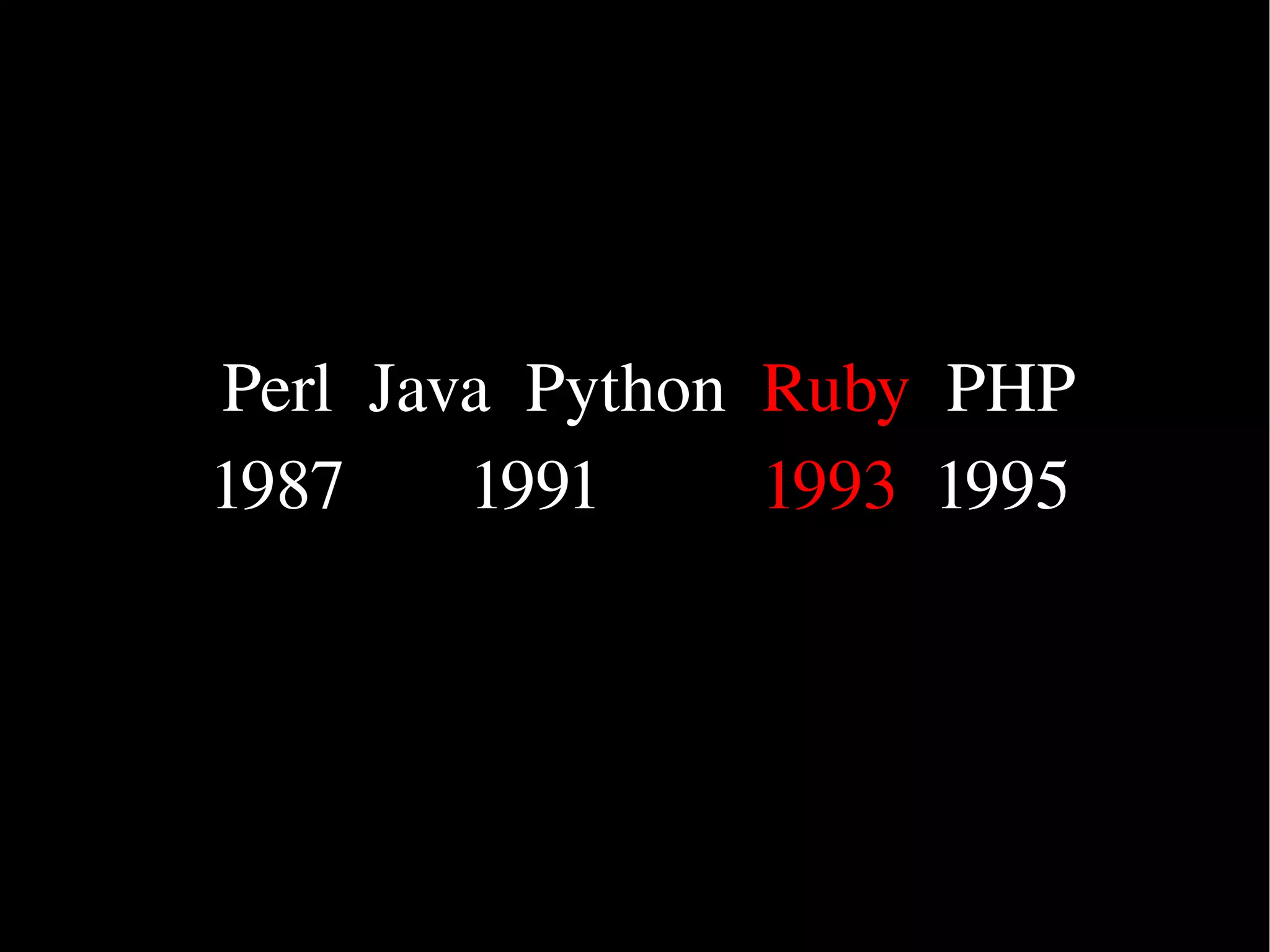 Ruby An Introduction