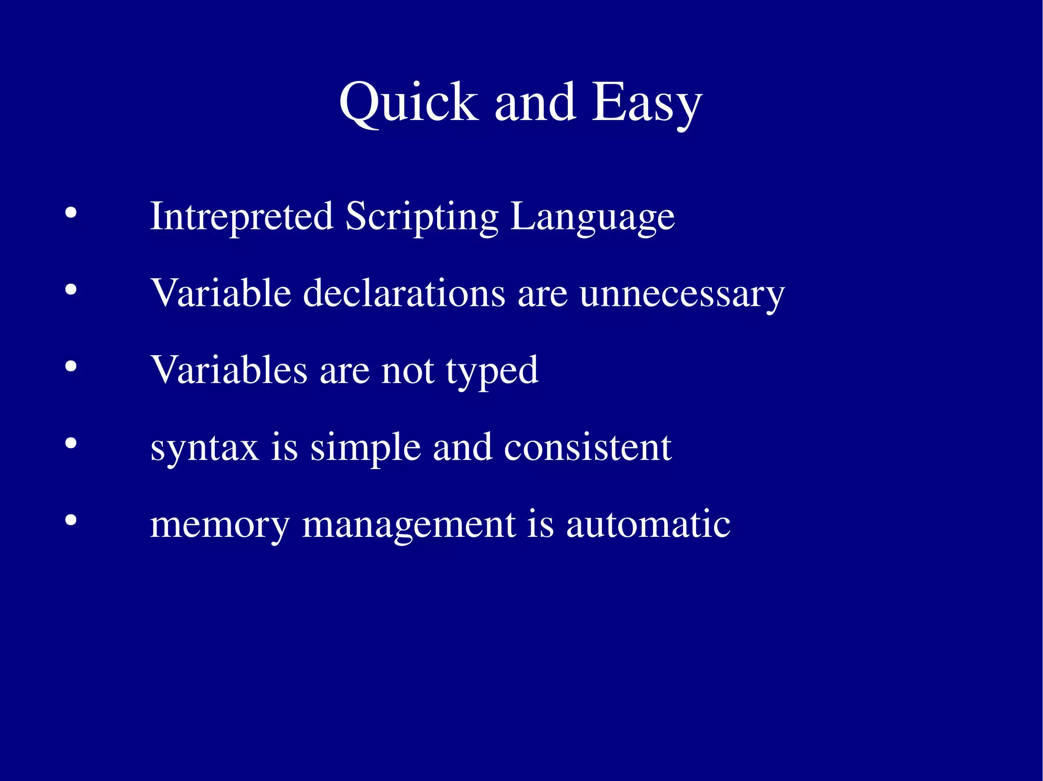 Ruby An Introduction