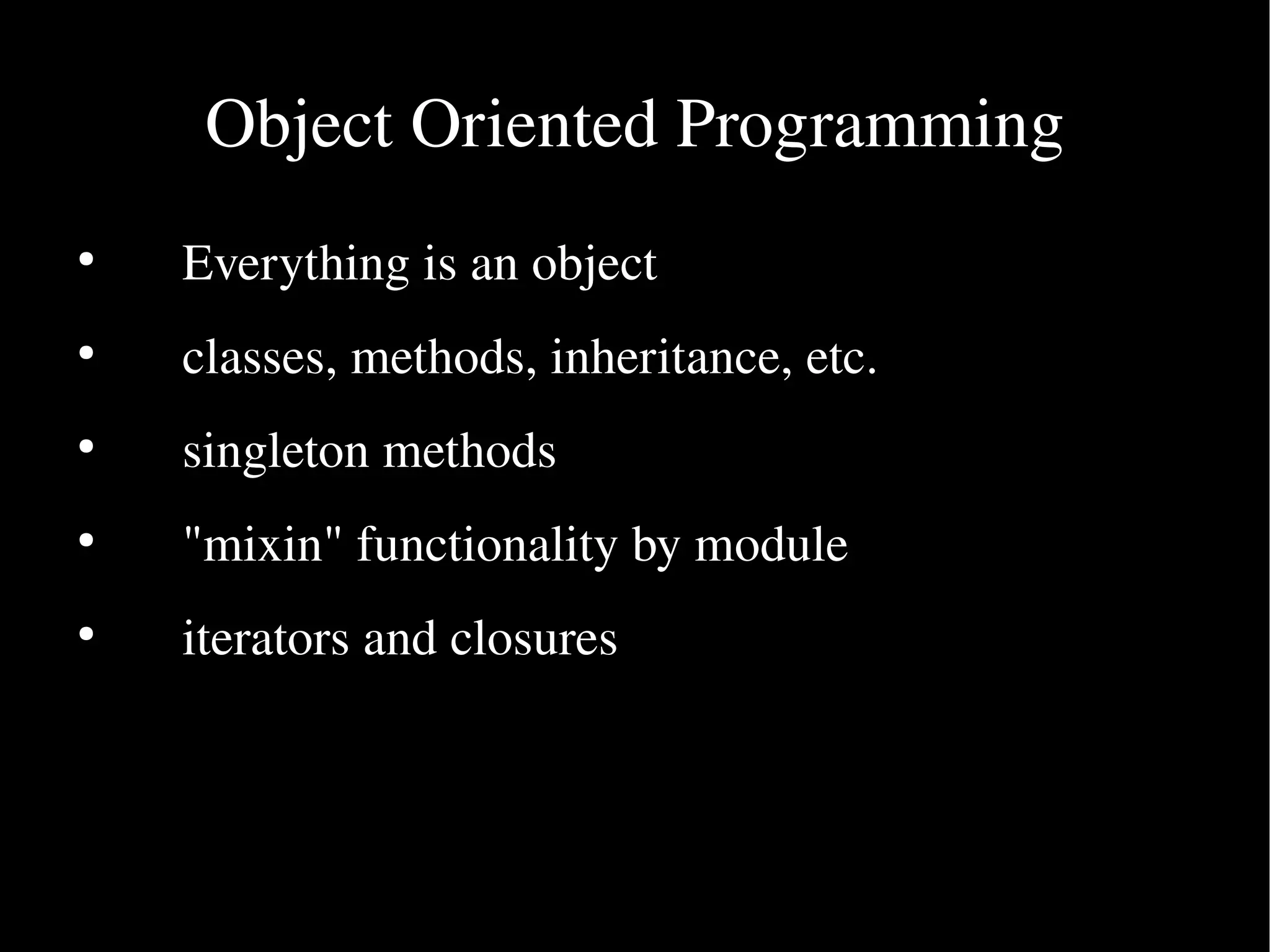 Ruby An Introduction
