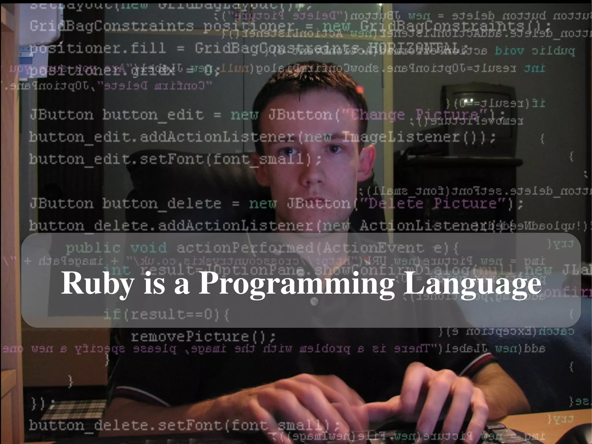 Ruby An Introduction
