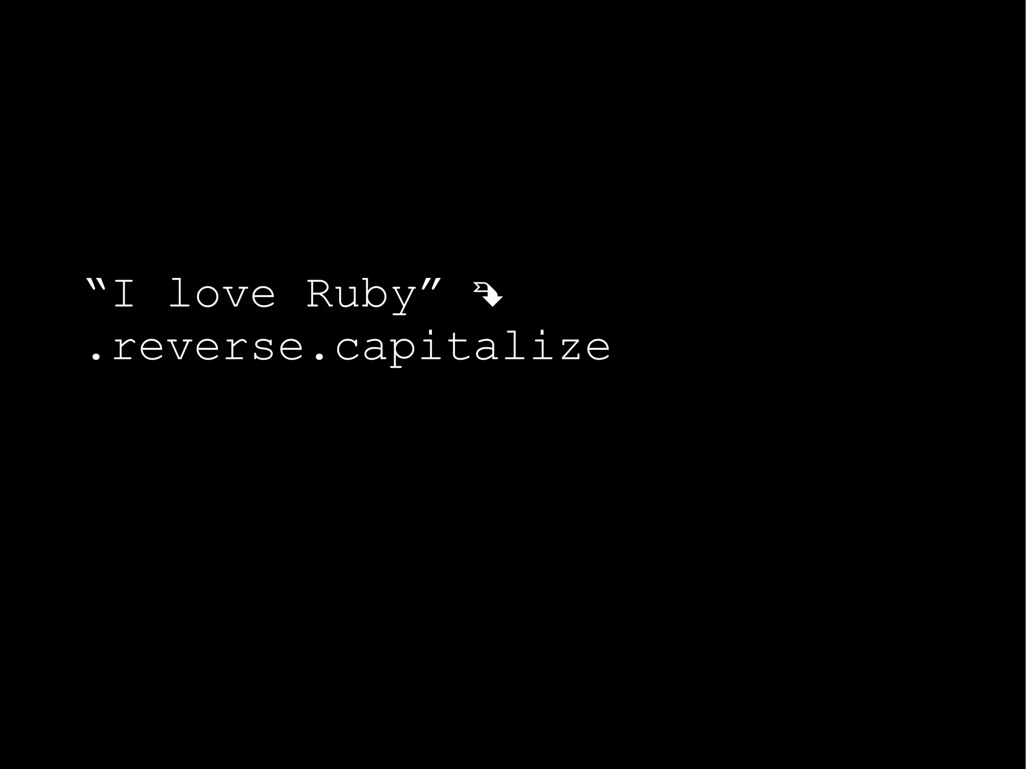 Ruby An Introduction