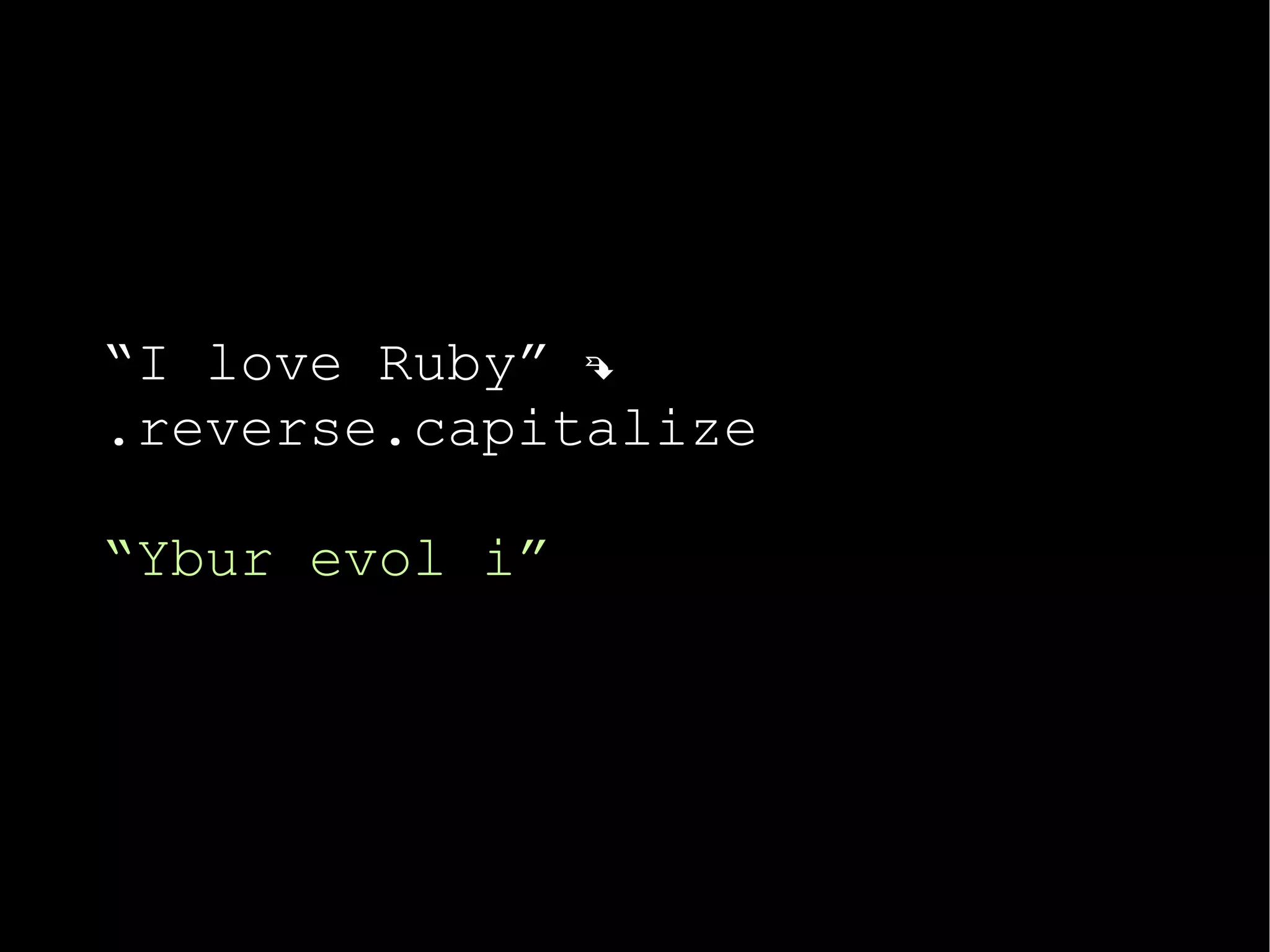 Ruby An Introduction