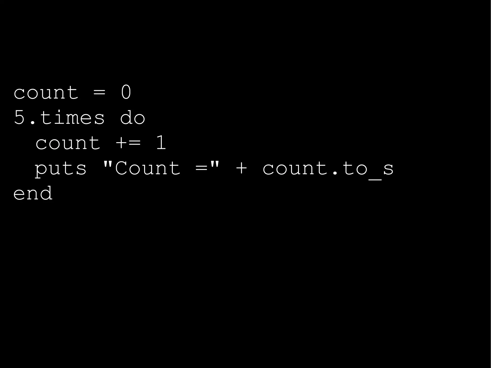 Ruby An Introduction