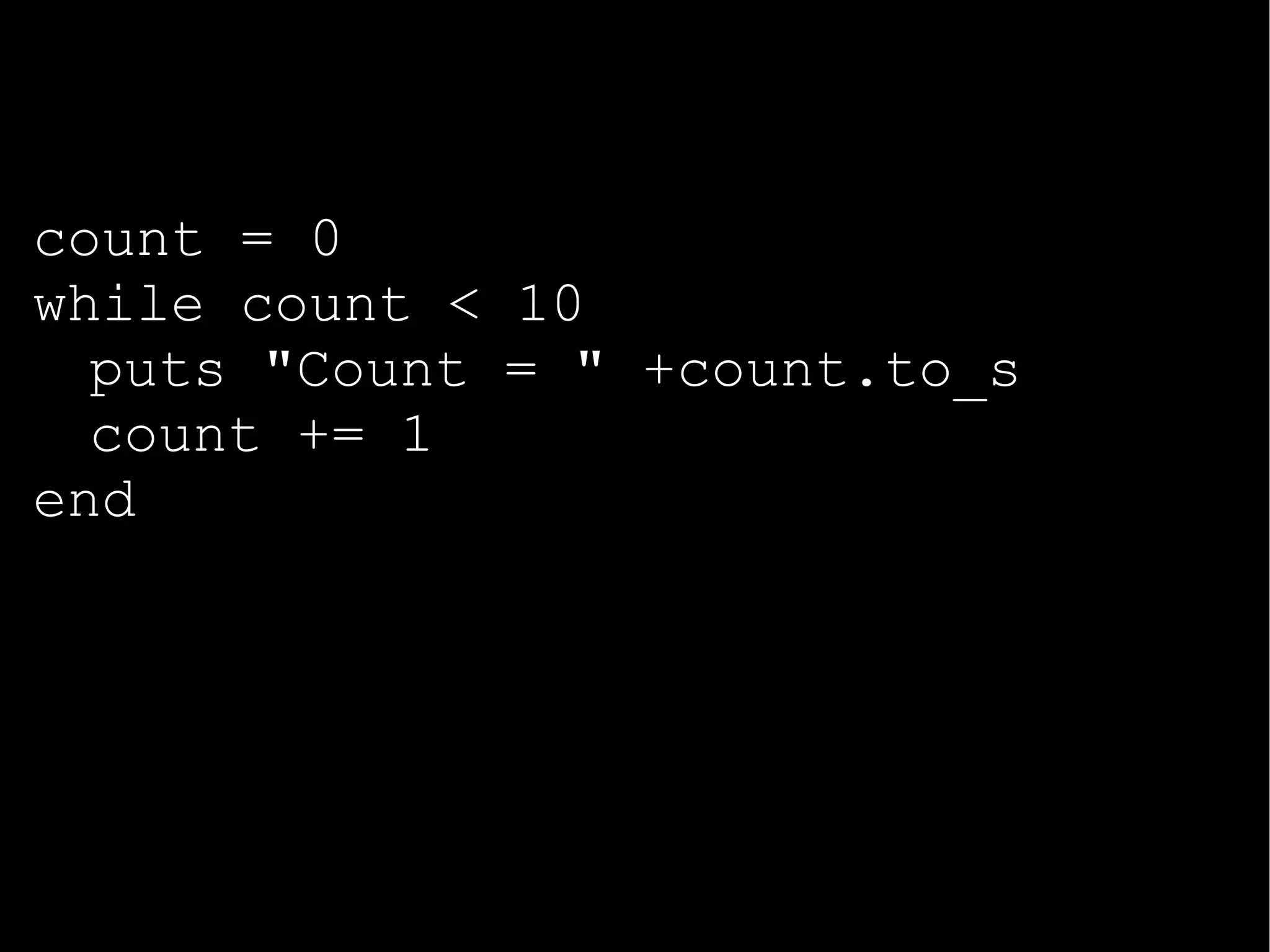 Ruby An Introduction