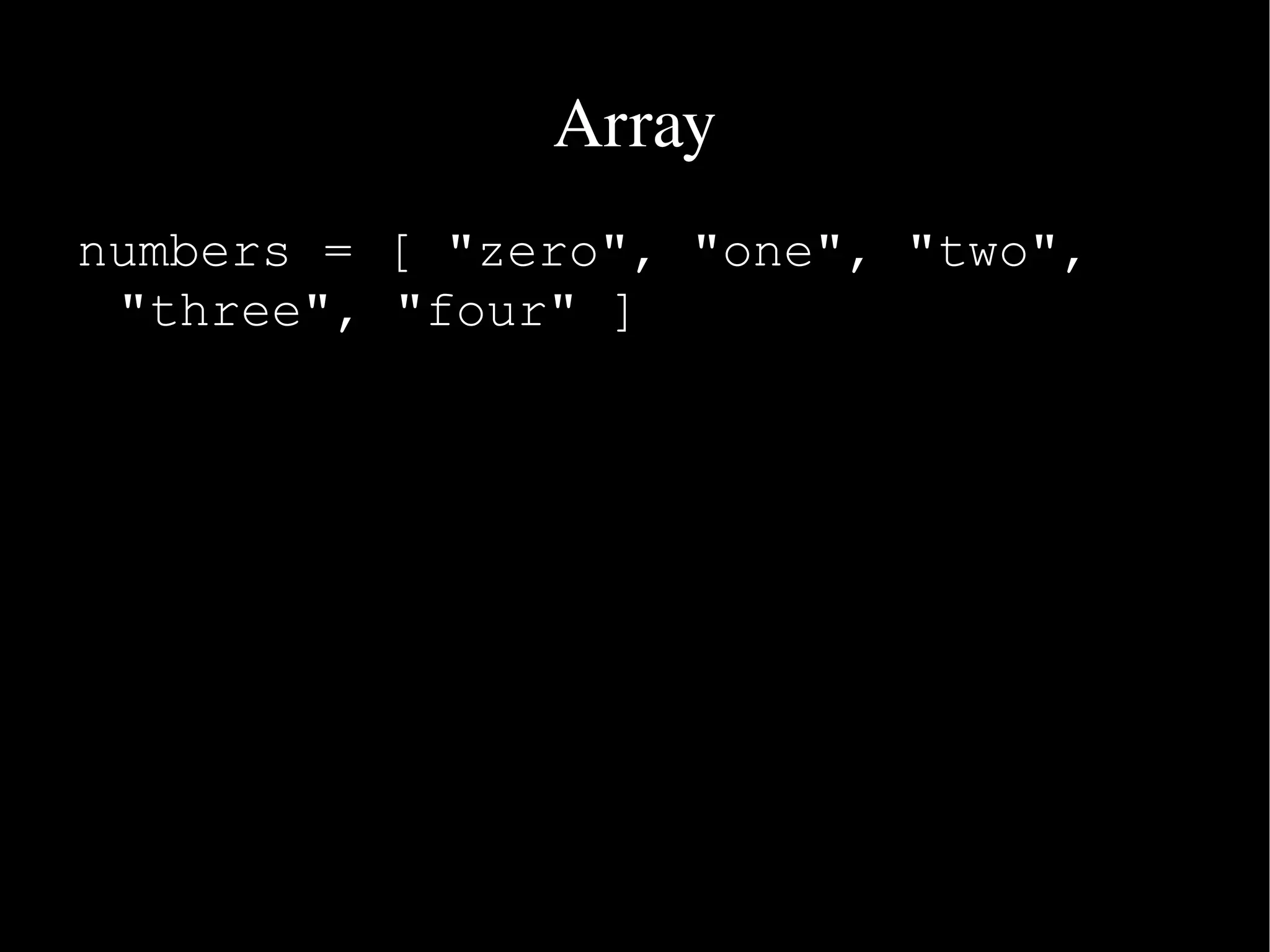 Ruby An Introduction