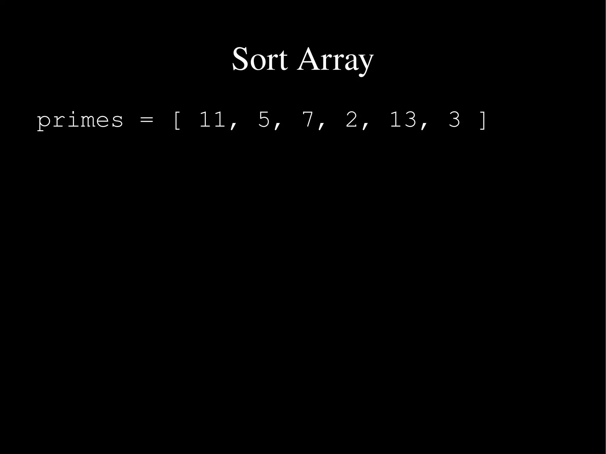 Ruby An Introduction