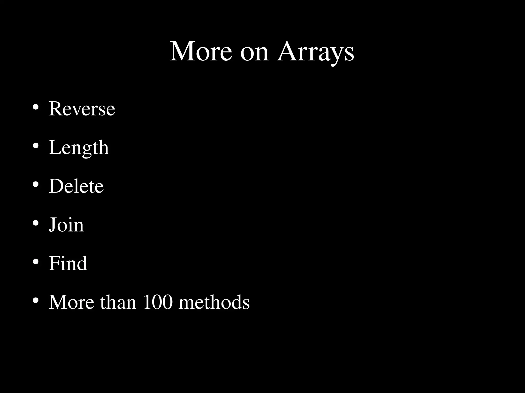 Ruby An Introduction