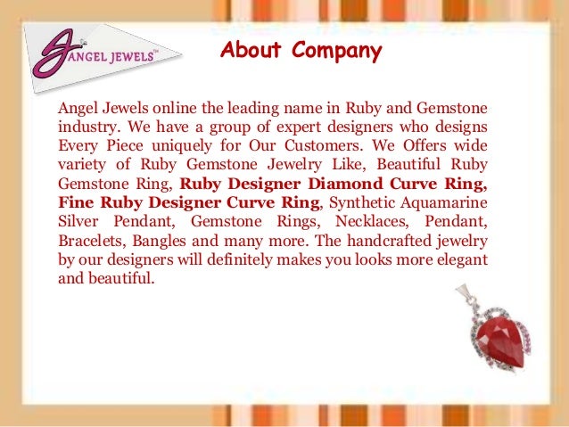 Buy Ruby designer diamond curve ring