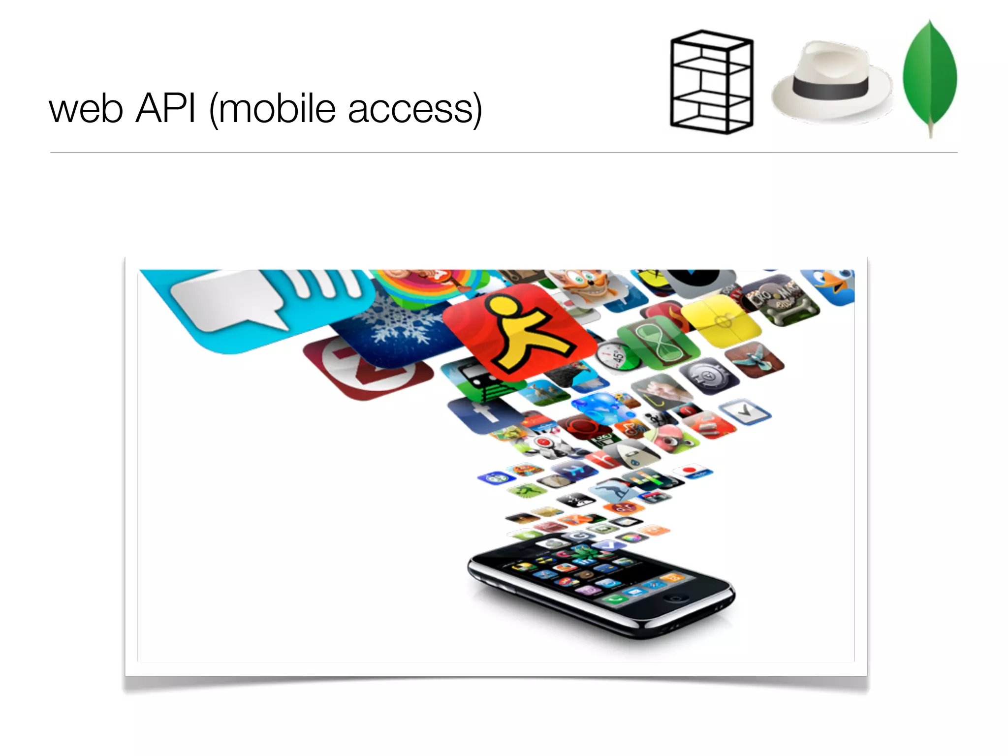 web API (mobile access)
 