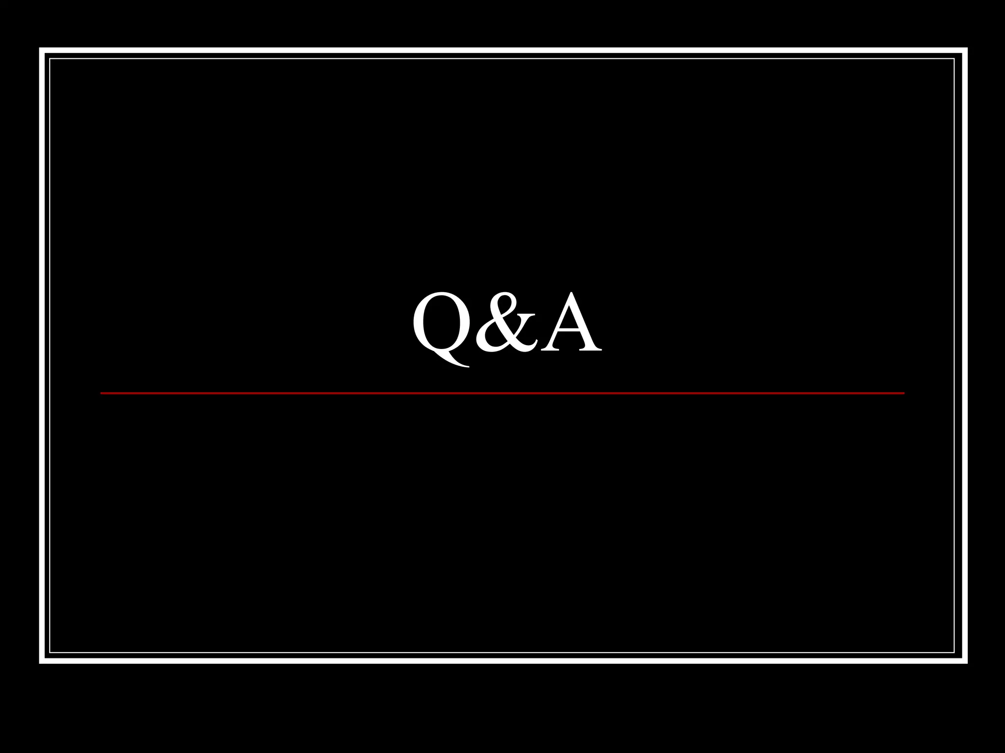 Q&A 