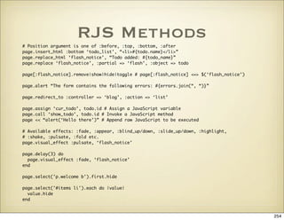 Ruby on Rails 101 - Presentation Slides for a Five Day Introductory Course