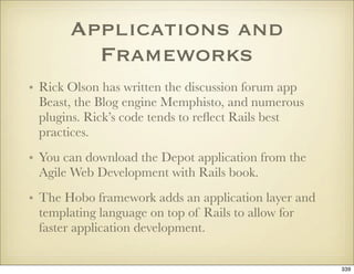 Ruby on Rails 101 - Presentation Slides for a Five Day Introductory Course
