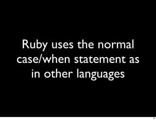 The Ruby Programming Language - Ryan Farnell