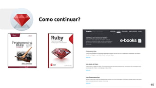 Como continuar?
40
 