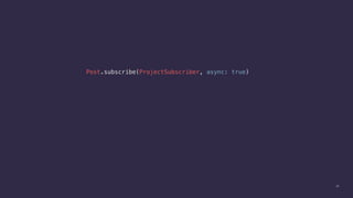 38
Post.subscribe(ProjectSubscriber, async: true)
 