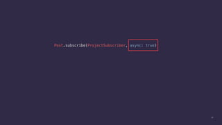 38
Post.subscribe(ProjectSubscriber, async: true)
 