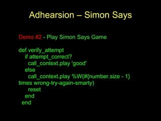 Simon Says: Play This Again!