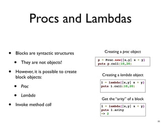 Introduction to Ruby Programming Language | PDF